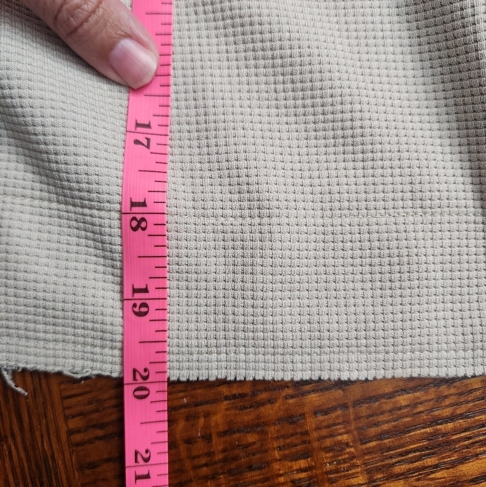 3/$25 Shein Shacket waffle raw hem neutral beige boxy shirt jacket size XS - Picture 11 of 15